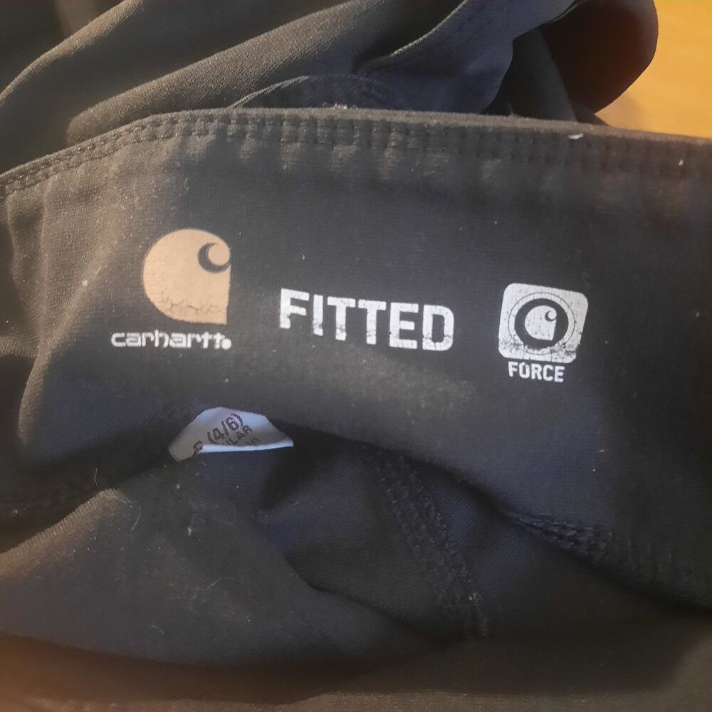 Carhartt Womens Black Force Fitted Mid Rise Utility Leggings Size Small - Picture 3 of 6